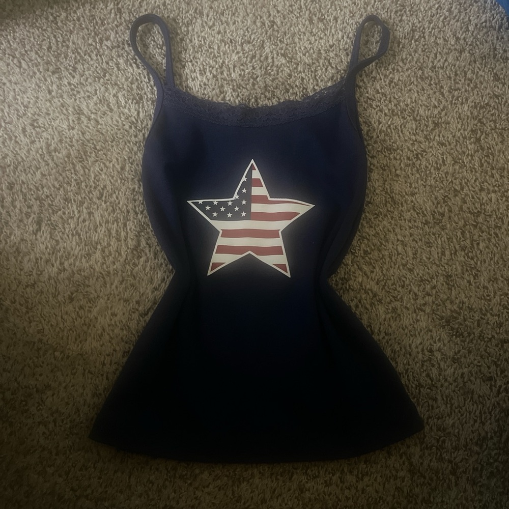 Target Navy Camisole with American Flag Star